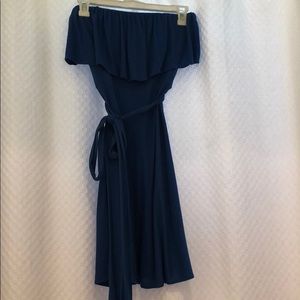 BCBG blue dress